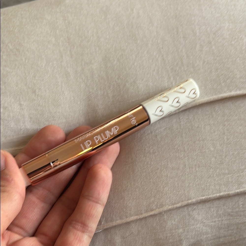 Tarte Lip Plump Gloss - Rose Gold and White